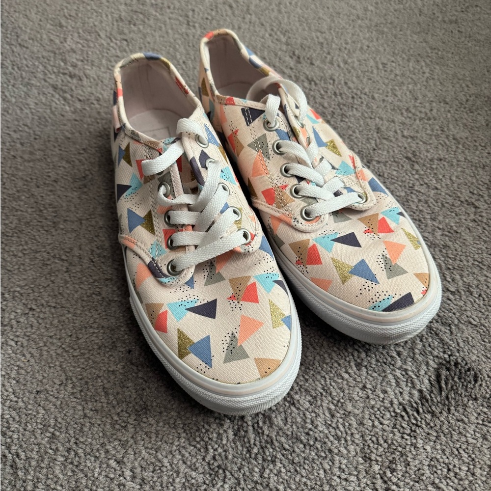 Colorful Geometric Pattern vans